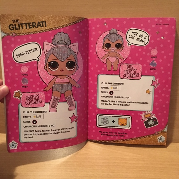 Collector’s Guide LOL Surprise Book with Family Information Checklist for Dolls - Picture 3 of 7